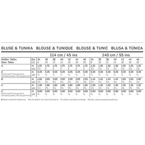 Blusa / Tunica, Burda 6809, 