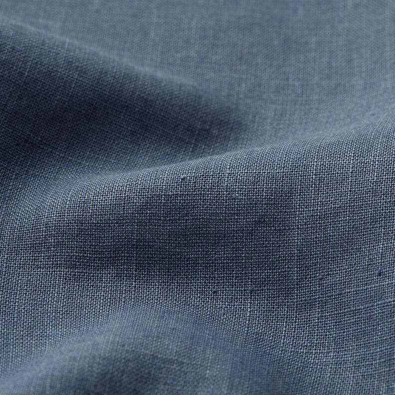 Leggero misto lino prelavato – grigio blu,  image number 3