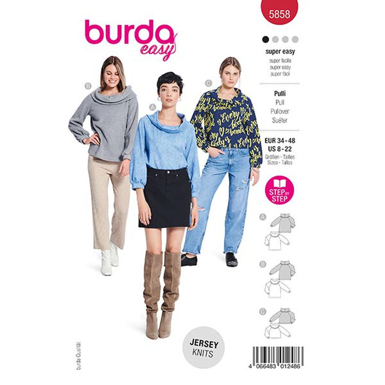 maglione | Burda 5858 | 34-48,  image number 1