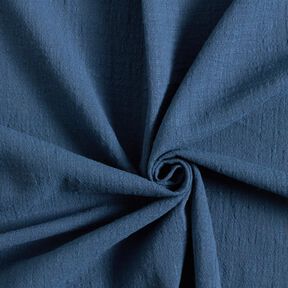 Tessuto di cotone con aspetto lino – blu reale, 