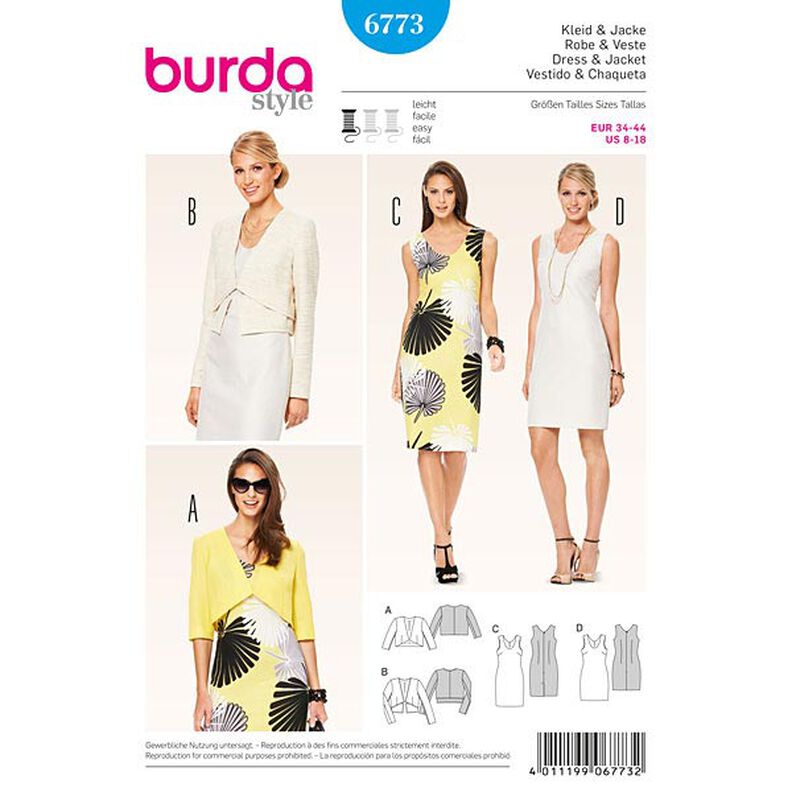 Vestito / Giacca, Burda 6773,  image number 5