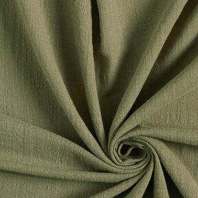 Tessuto di cotone con aspetto lino – verde oliva, 
