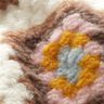 Tessuto in maglia per cappotto misto lana patchwork, colore bianco – bianco/beige,  thumbnail number 3