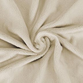 Tessuto peluche SNUGLY [1 m x 0,75 m | altezza pelo: 5 mm] - beige | Kullaloo, 