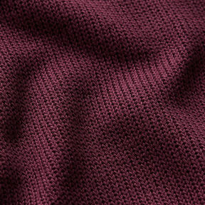 Interlock maglia – rosso merlot, 