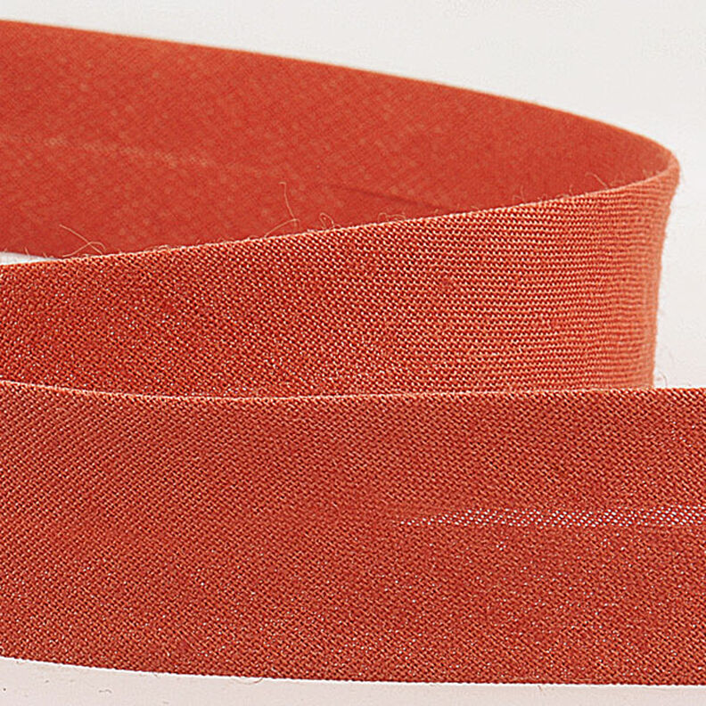 Nastro in sbieco Polycotton [20 mm] – terracotta,  image number 2