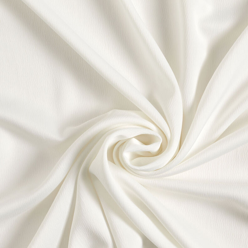 Crepe satin in tinta unita – bianco,  image number 1