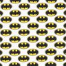 popeline di cotone Logo Batman Tessuto oggetto di licenza | DC Comics – bianco,  thumbnail number 1