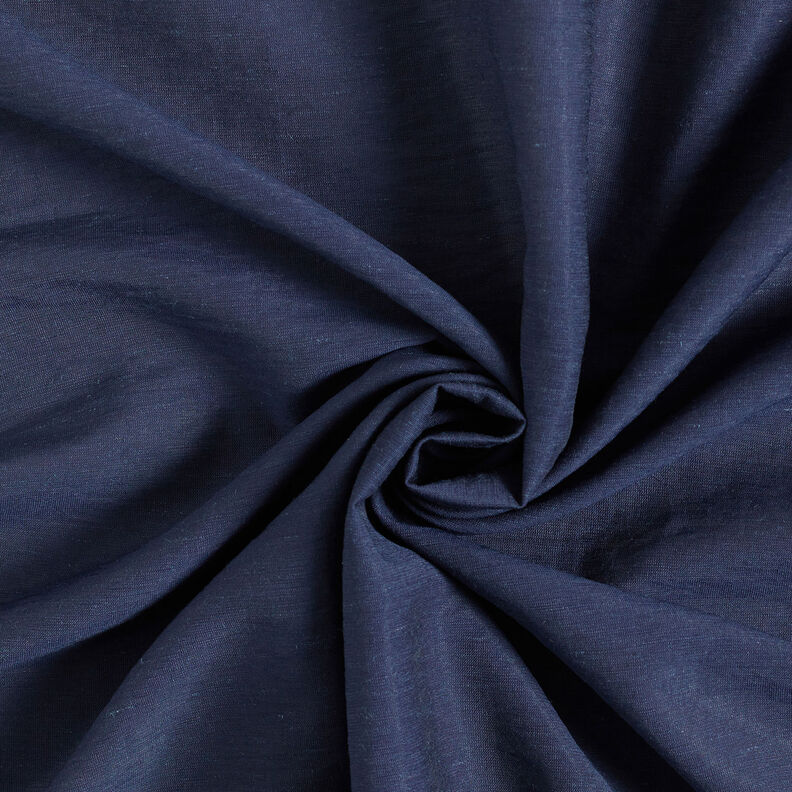 Misto voile-viscosa – blu marino,  image number 1