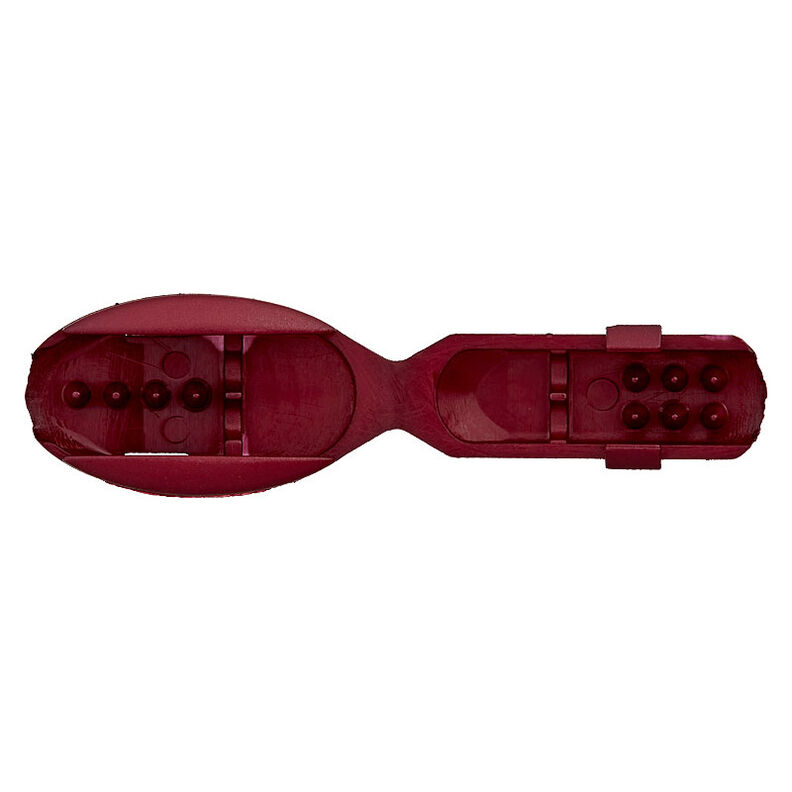 capocorda Clip [Lunghezza: 25 mm] – rosso Bordeaux,  image number 2