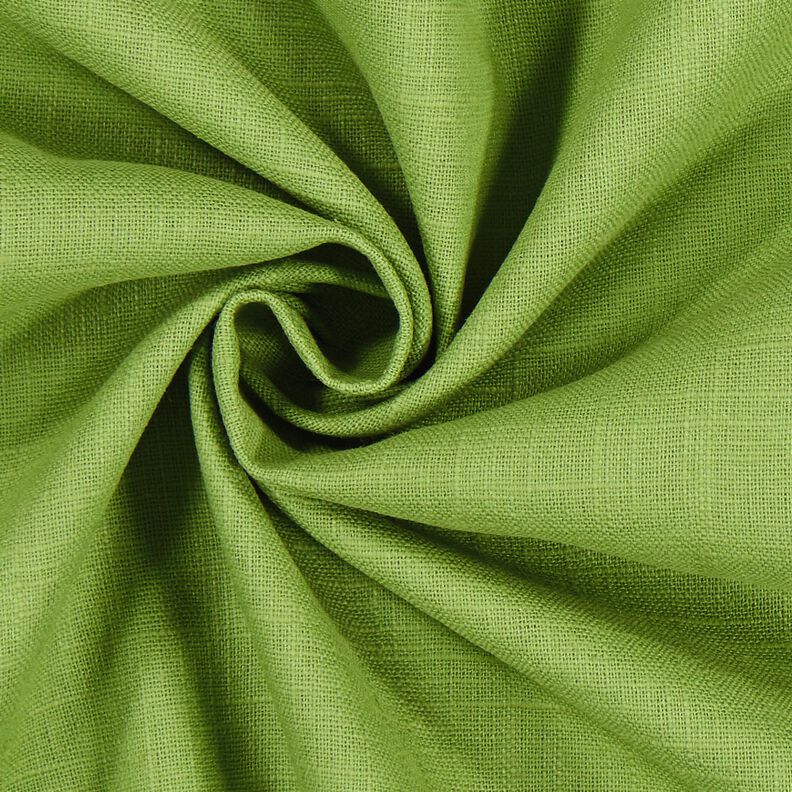 Tessuto di lino misto Ramie medio – verde muschio,  image number 3