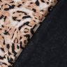 jersey di viscosa Stampa leopardata astratta – marrone chiaro/nero,  thumbnail number 4