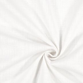 Tessuto di lino misto Ramie medio – bianco, 