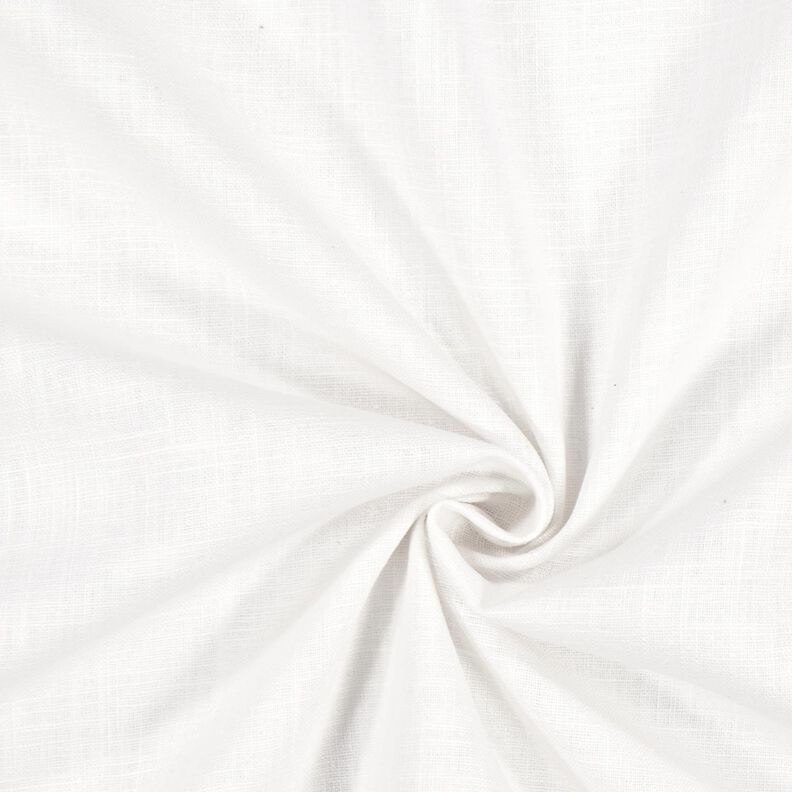 Tessuto di lino misto Ramie medio – bianco,  image number 1