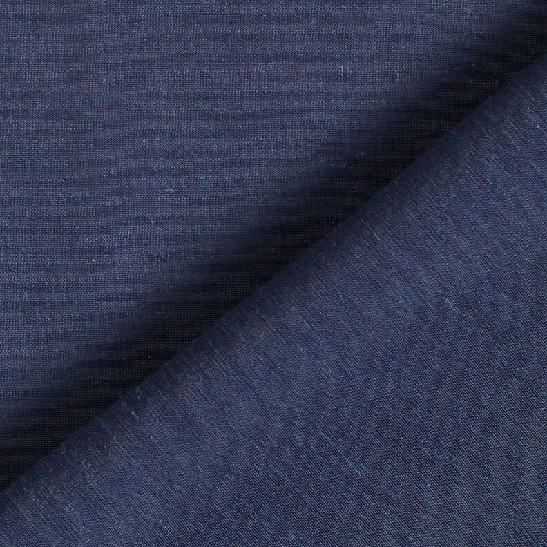 Misto voile-viscosa – blu marino,  image number 3