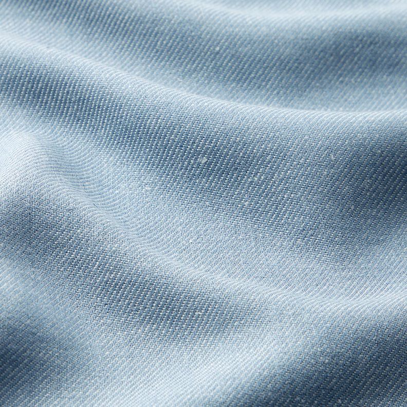 Twill di lino-viscosa – azzurro,  image number 2