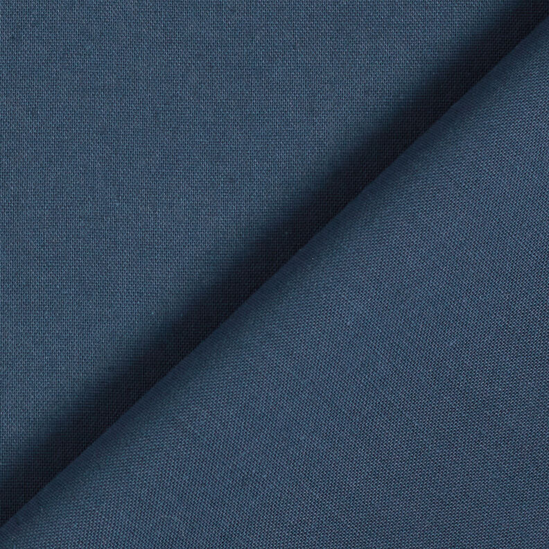 tessuto in cotone cretonne tinta unita – blu notte,  image number 3