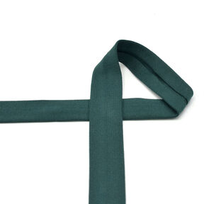 Nastro in sbieco jersey di cotone [20 mm] – verde scuro, 