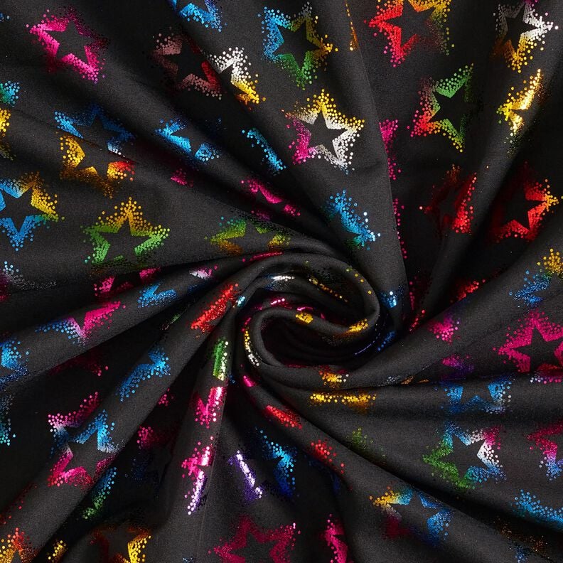 softshell Stelle glitterate – nero/mix di colori,  image number 4