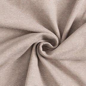 Costina tubolare per polsini con anelli stretti – cioccolato/bianco lana | Resto 50cm, 