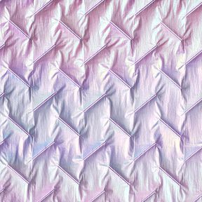 tessuto trapuntato Disegno diagonale, iridescente – lillà pastello, 