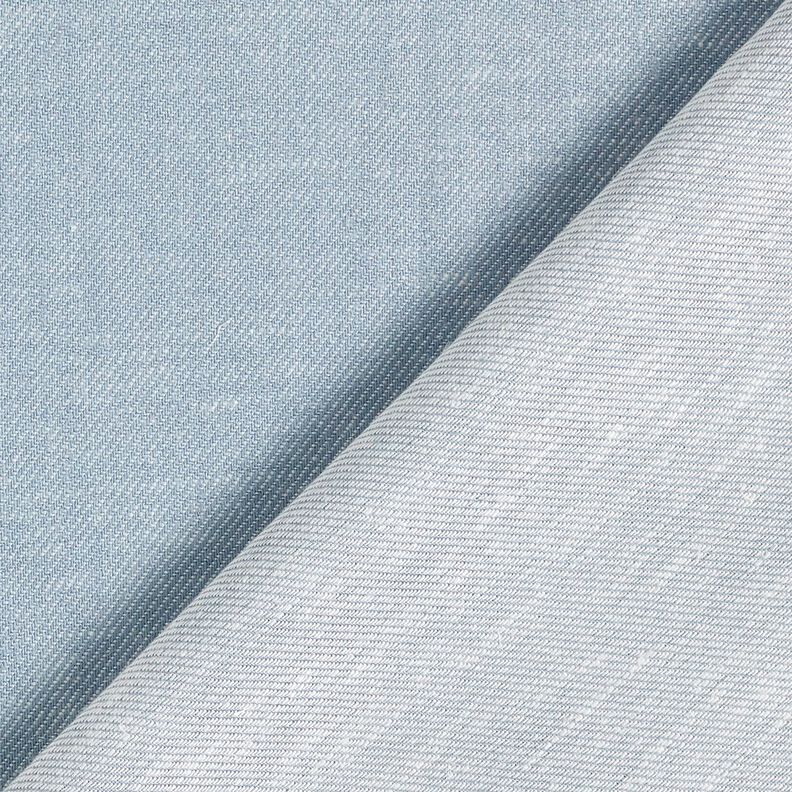 Twill di lino-viscosa – azzurro,  image number 4