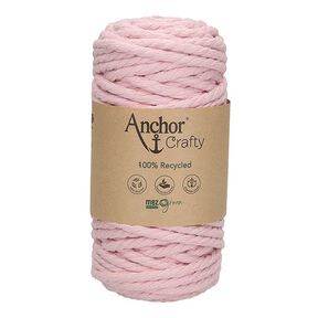 Anchor Crafty Filato per macramè, riciclato [5mm] – rosa chiaro, 