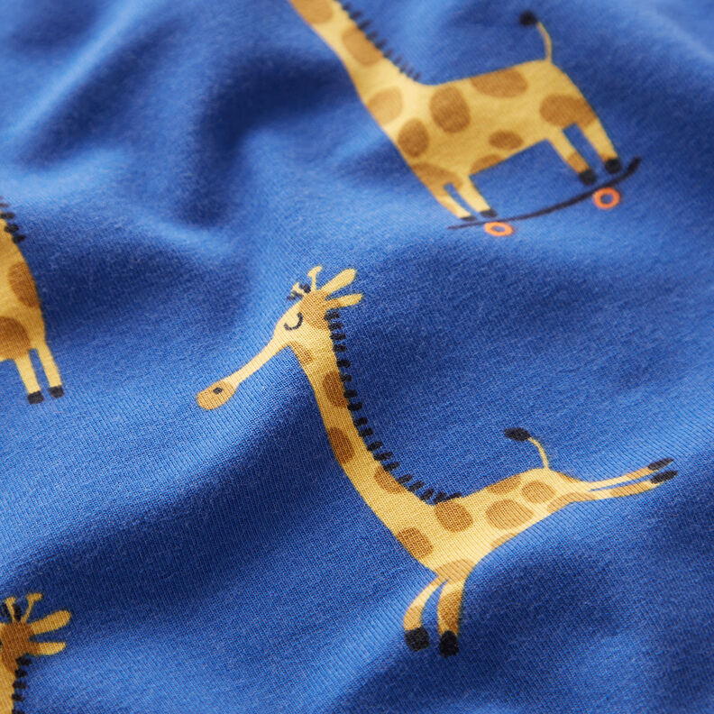 jersey di cotone Giraffe sportive | by Poppy blu reale,  image number 2