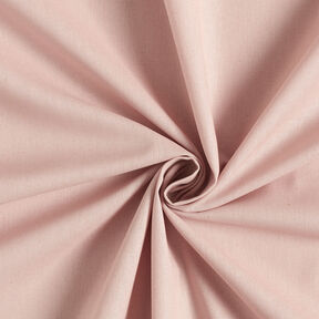 tessuto in cotone cretonne tinta unita – rosa antico chiaro, 