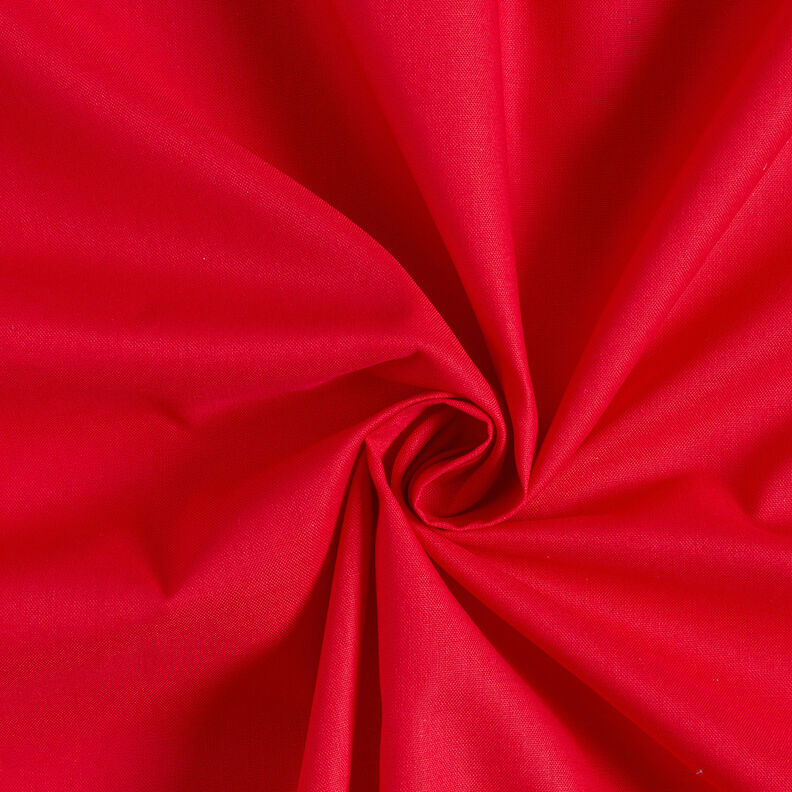 tessuto in cotone cretonne tinta unita – rosso,  image number 1