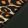 jersey di viscosa Grandi macchie di leopardo – marrone/arancione,  thumbnail number 4