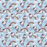 popeline di cotone Arcobaleni di Hello Kitty Tessuto oggetto di licenza | SANRIO – blu cielo,  thumbnail number 1