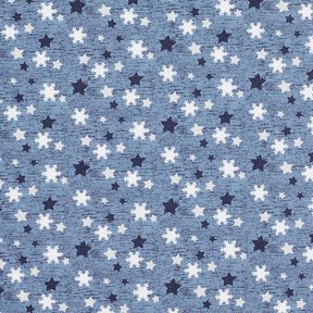 felpa garzata Fiocchi di neve e stelle stampa digitale – grigio blu, 